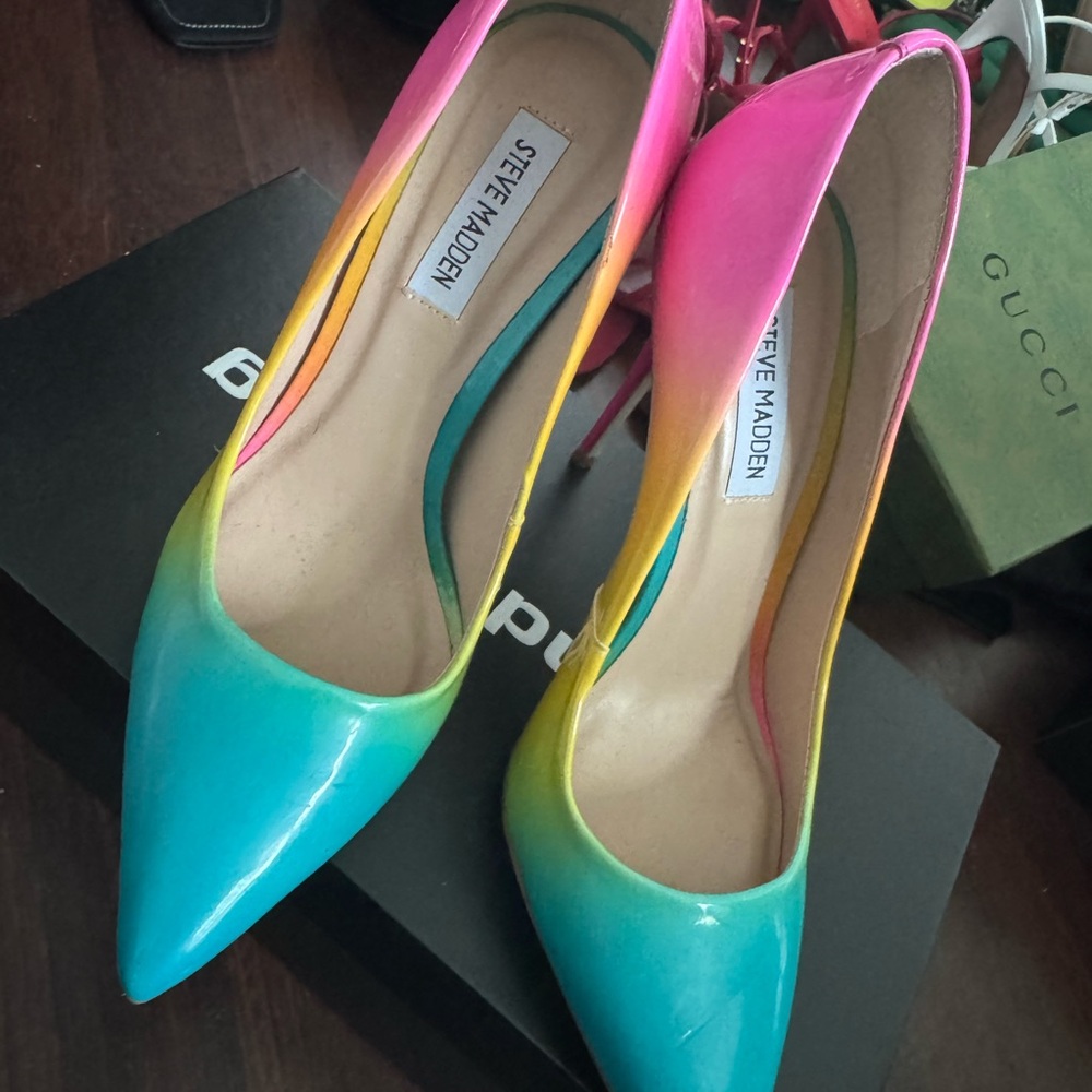 Steve Madden Multicolor Gradient Women's Heels